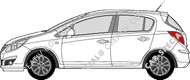 Vauxhall Corsa Hayon, 2010–2014
