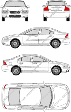 Volvo S60, 2007–2009 (Volv_097)